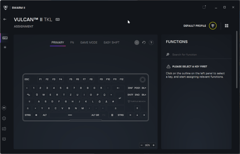 Turtle Beach Vulcan II TKL Tenkeyless compact tastatur mechanical keyboard TITAN HS switches Sound-dampened ReacTap gaming.png